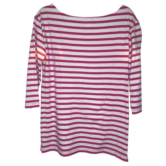 Vineyard Vines Top Womens Size S Striped Pullover Vacation Beach Coastal Resort - Picture 3 of 8